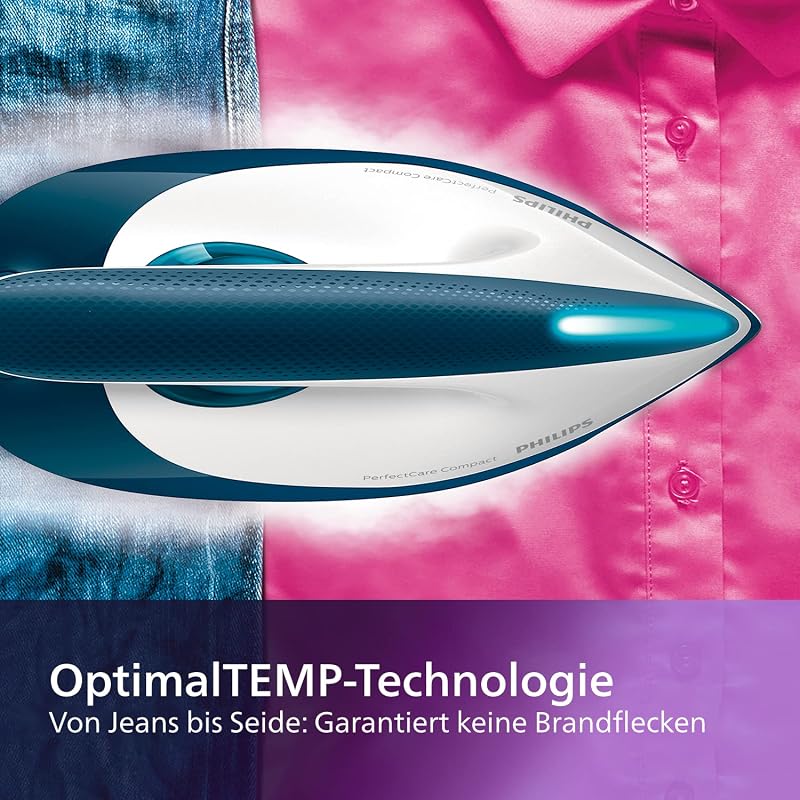 Dampfbügelstation PerfectCare Compact, Blau, 2400 W