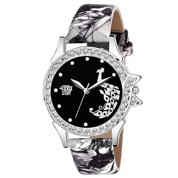 Swadesi Stuff Stylish Sophia Black Analog Watch for Girls and Women Watch - for Girls