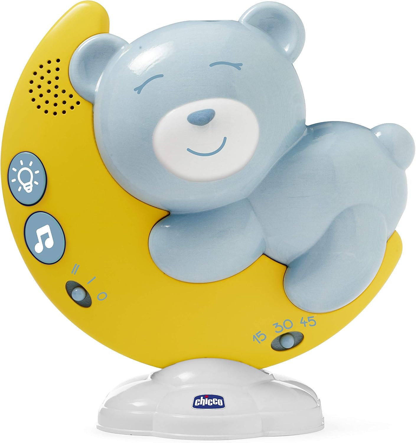 Chicco Next2moon Baby Cot Projector with Lights and Sounds, Mobile, Panel and Detachable Carousel Blue - Image 3