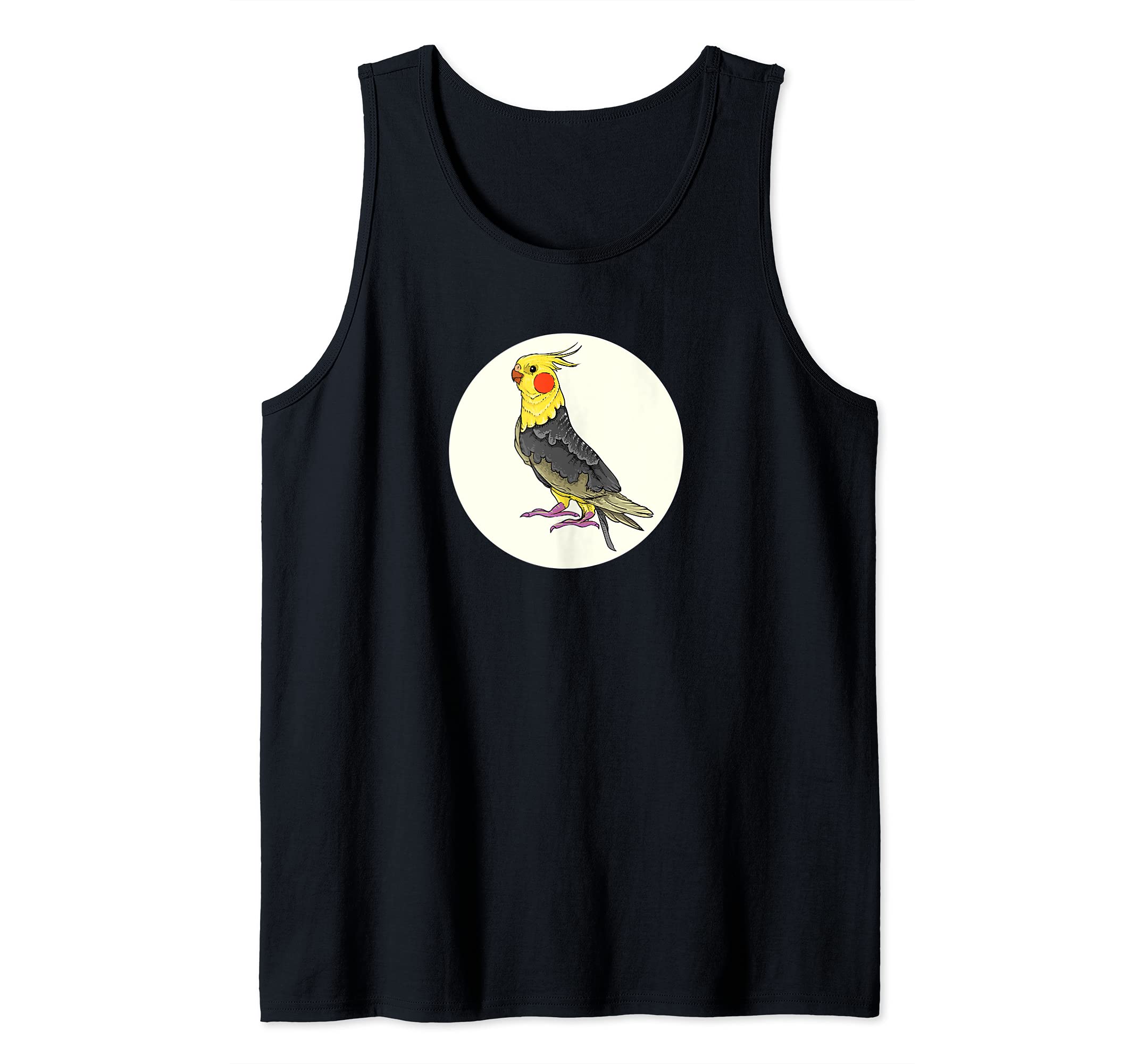 Cockatiel I parrot cockatoo motif for bird holder Tank Top