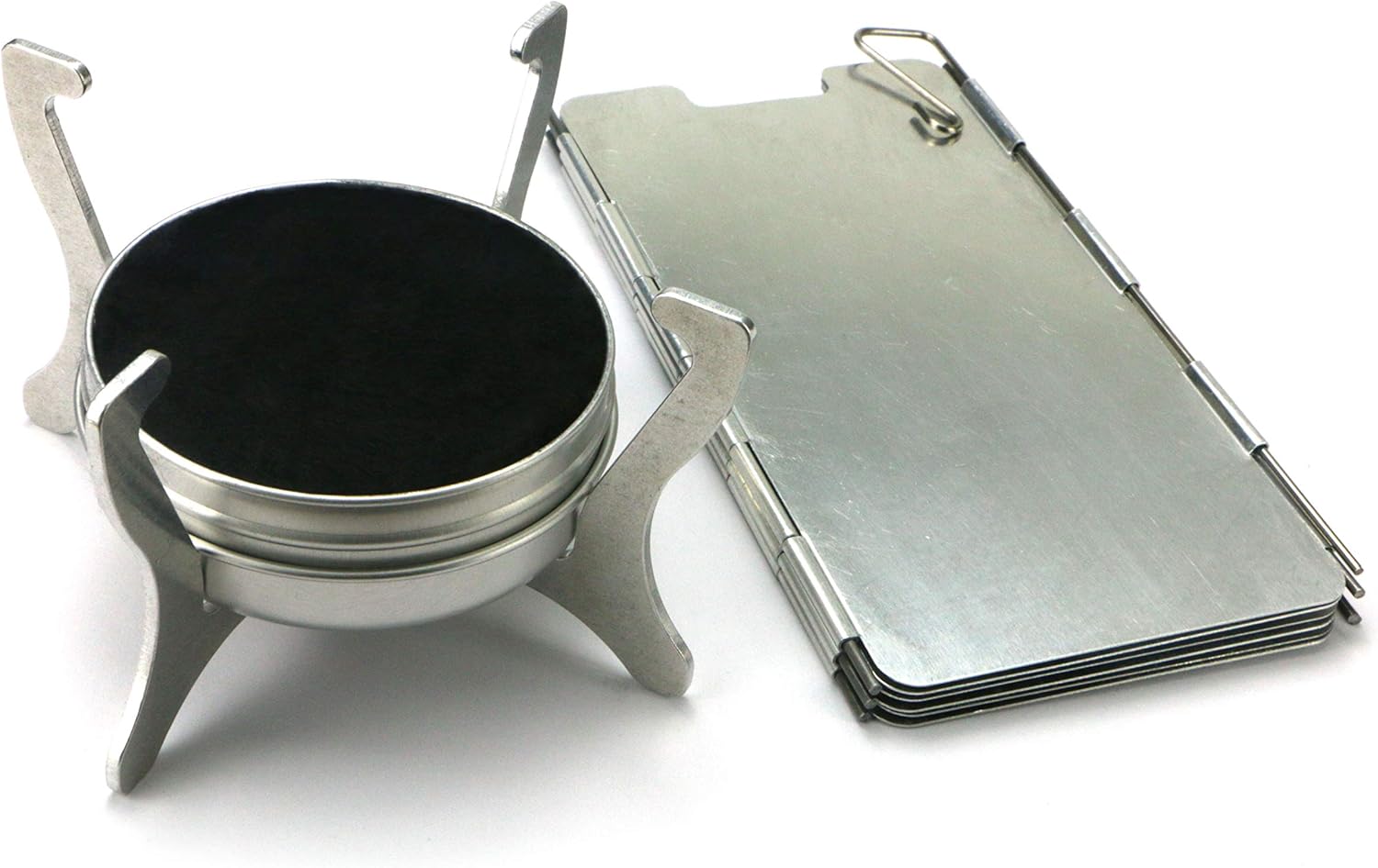 Polymath Products Phantom Ultralight Stove and Windshield Set. Spill