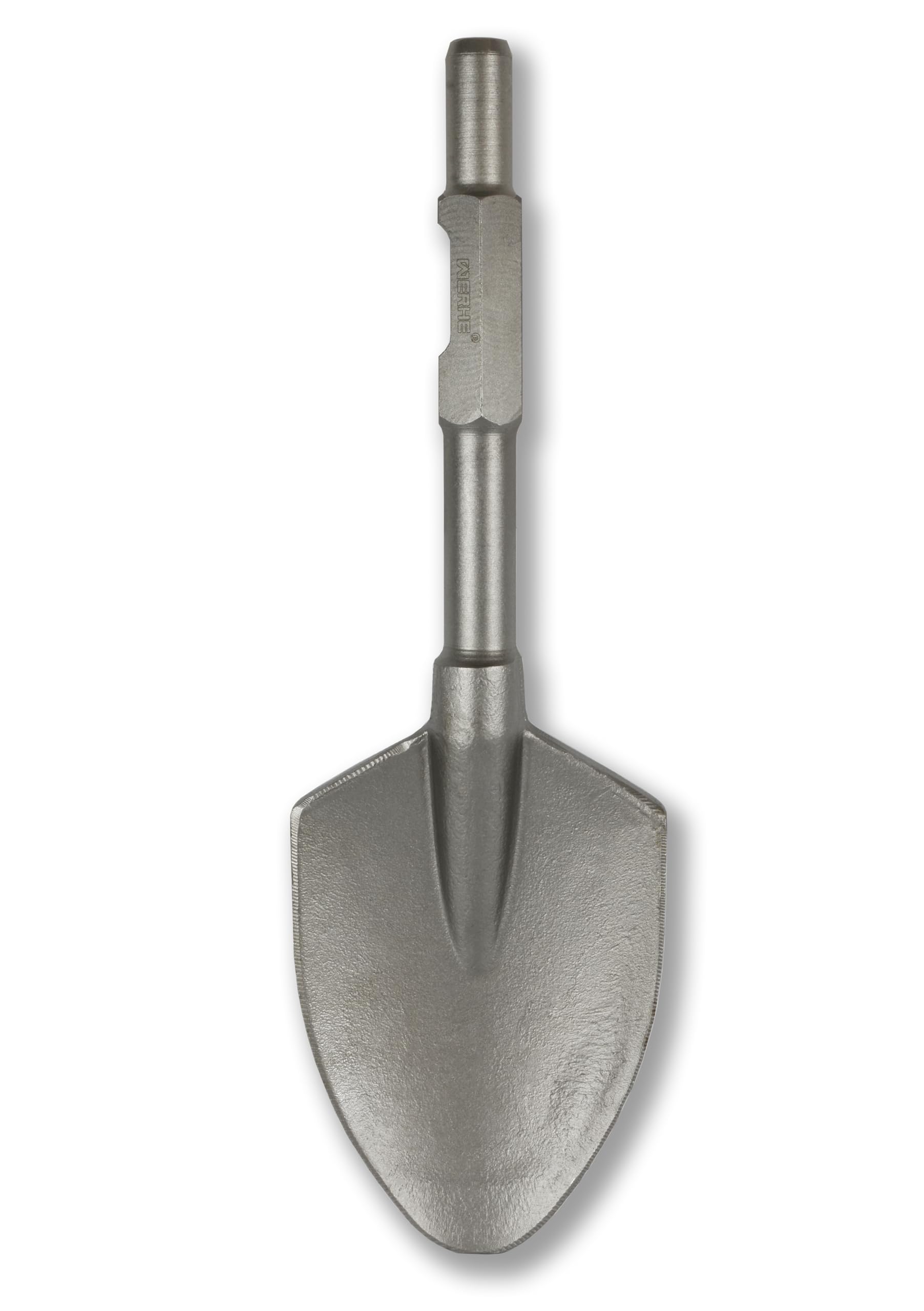 WERHE ® Professional SDS HEX Pointed Shovel Chisel 135 x 440 mm Hexagonal Holder 30 mm for Demolition Hammer Chisel Plastic case