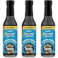 Coconut Secret, Organic Liquid Coconut Aminos, 8 fl oz (pack of 3), All-Purpose Seasoning Sauce & Marinade, Soy-Free Soy Sauce Alternative, Low Sodium, Low Glycemic, Vegan & Gluten Free Stir Fry Sauce
