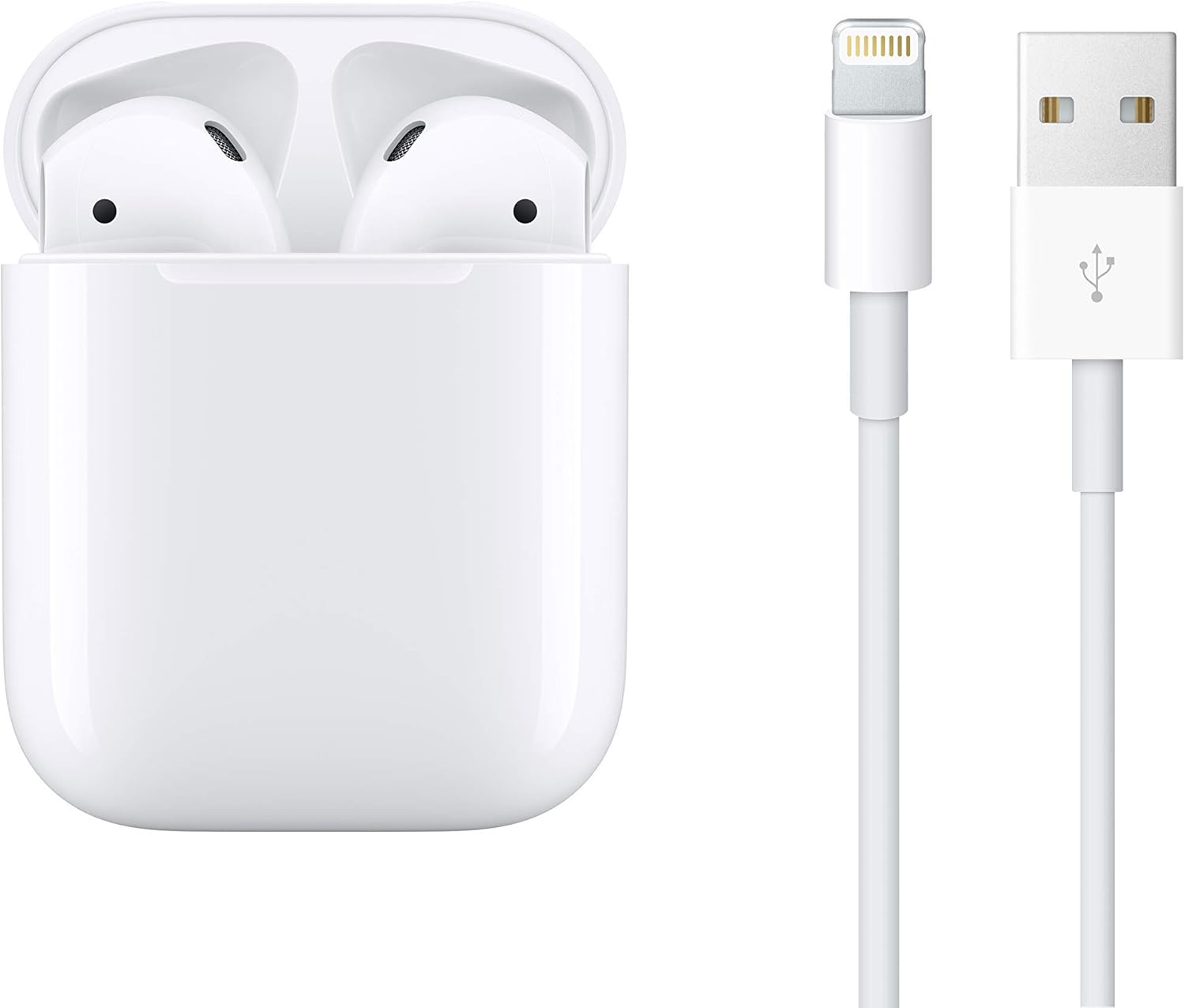 Apple AirPods 2 with Charging Case - White (Renewed)