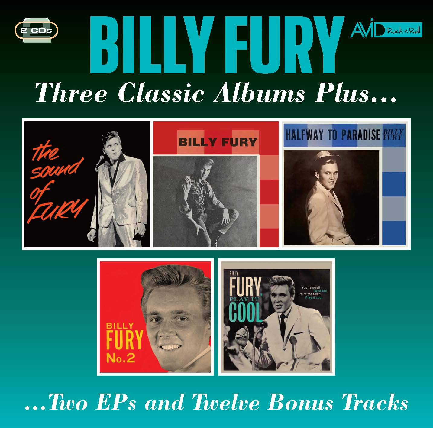 Three Classic Albums Plus (The Sound Of Fury / Billy Fury / Halfway To Paradise)