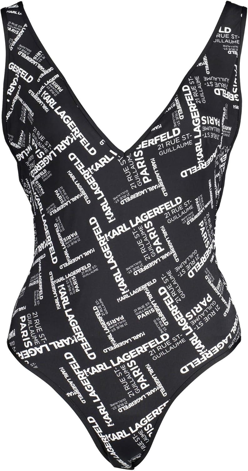 KARL LAGERFELD One Piece Swimsuit Black Sea Women KL20WOP08L Black