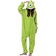 QSTYLE Adult Animal Onesie Halloween Costume,One Piece Cosplay Suit for Women and Men