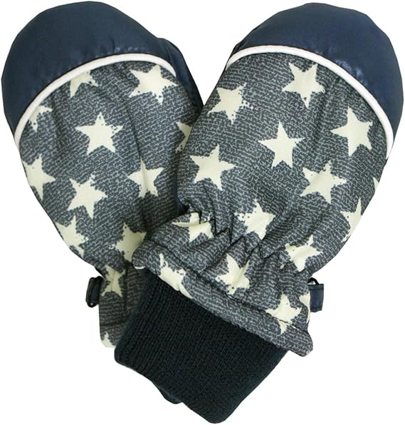 Amazon Co Jp ベビーミトン 手袋 子供 赤ちゃん ベビー 男の子 ミトン スノーグローブ 星柄 ネイビー Tss 1 2才 服 ファッション小物