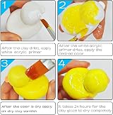 EIGTWEN 50ml Air Dry Clay Glaze Gloss Varnish for Air Dry Clay view 5