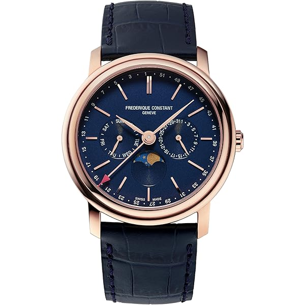 Amazon.com: Frederique Constant Women's Slimline 38.8mm Blue