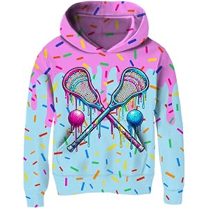 Idgreatim Boys Girls Hoodies Kids 3D Graphic Hooded Sweatshirts size 6-16 | Novelty print clothes, warm thick fleece, front k