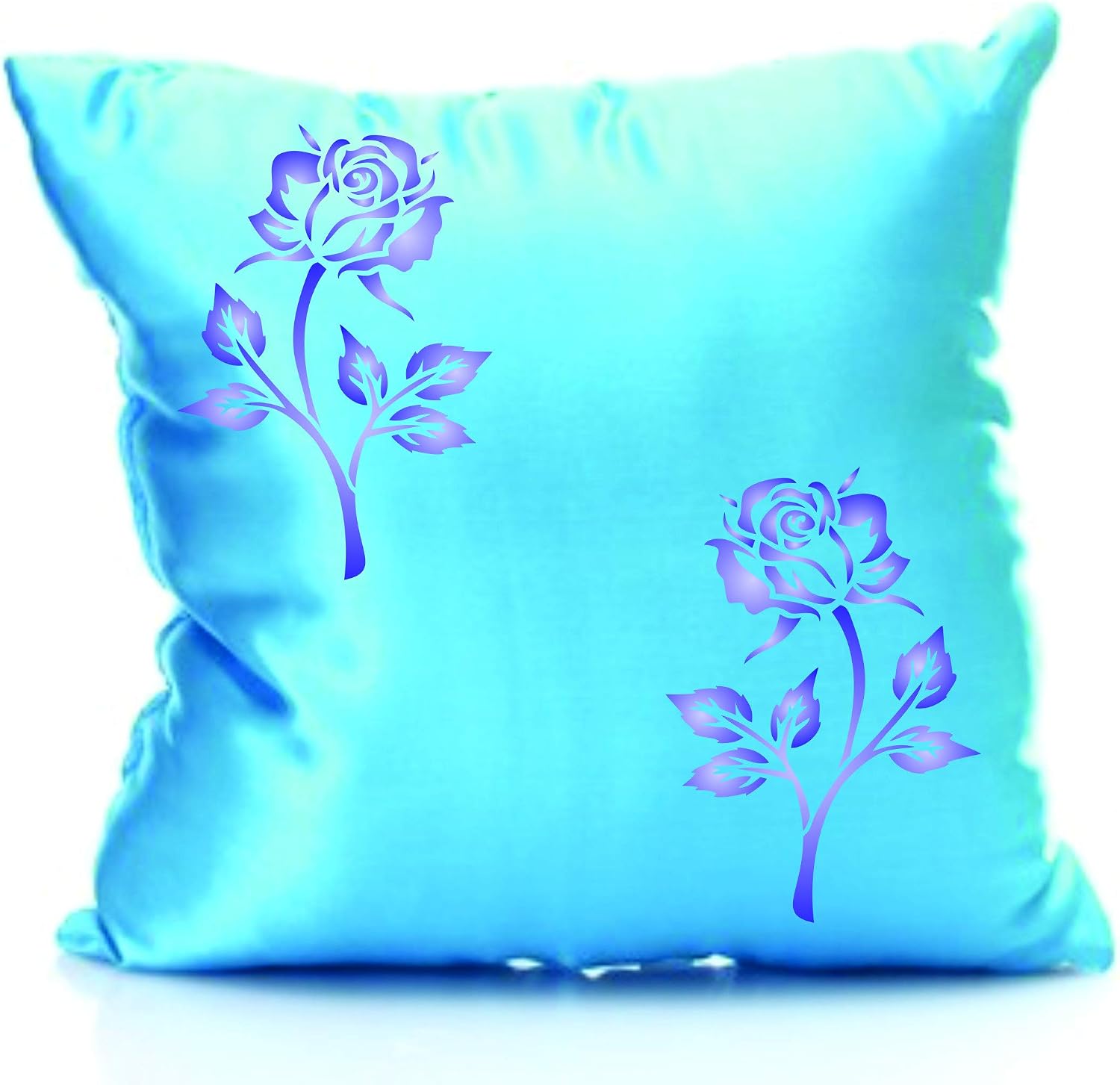 Single Rose Stencil - 11.5 x 16.5 cm - Reusable Bloom Flora Flower Wall Stencils Templatee - Image 4