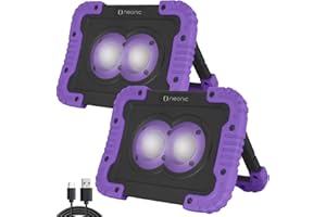 Neonic Rechargeable UV LED Black Light, Newer Model, 2 Pack (2)