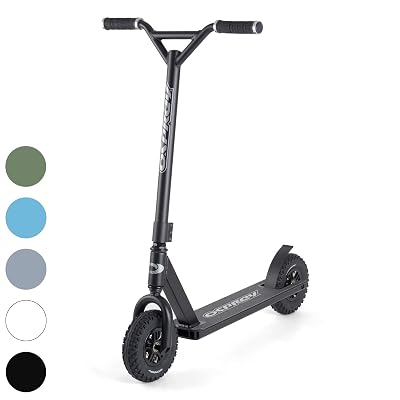 Osprey Dirt Scooter with Off Road All Terrain Pneumatic Trail Tires - 5 Colors Available - Offroad Scooter for Adults or Kids