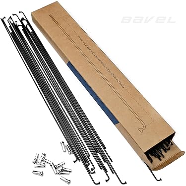 X Autohaux rayons de vélo 12G 125/134/136/155/160/170/175/183/185mm de longueur rayons de roue de vélo pièces de rechange en acier au carbone noir  18