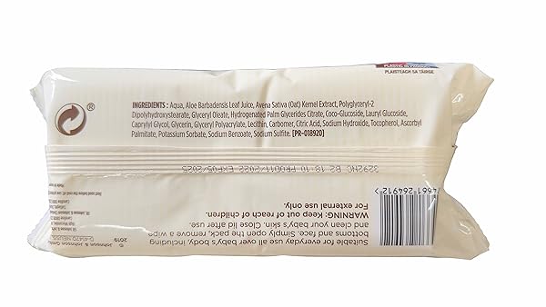 AVEENO BABY DAILY CARE WIPES – CLEANSE GENTLY AND EFFICIENTLY – BABY WIPES – BABY ESSENTIALS – 72 WIPES, LID ON EACH PACK, PACK OF 6 (432 WIPES IN TOTAL)