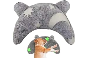 U Shaped Pet Pillow - Pet Cat Neck Sleep Pillow | Washable Pet Calming Joint Relief Toy, Comfortable Cute Half Donut Cuddler 