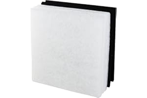 LTWHOME Value Pack of Polyester and Carbon Filter Pads Fit for Danner 12202 Pondmaster PM 1000 and PM 2000 (Pack of 6)