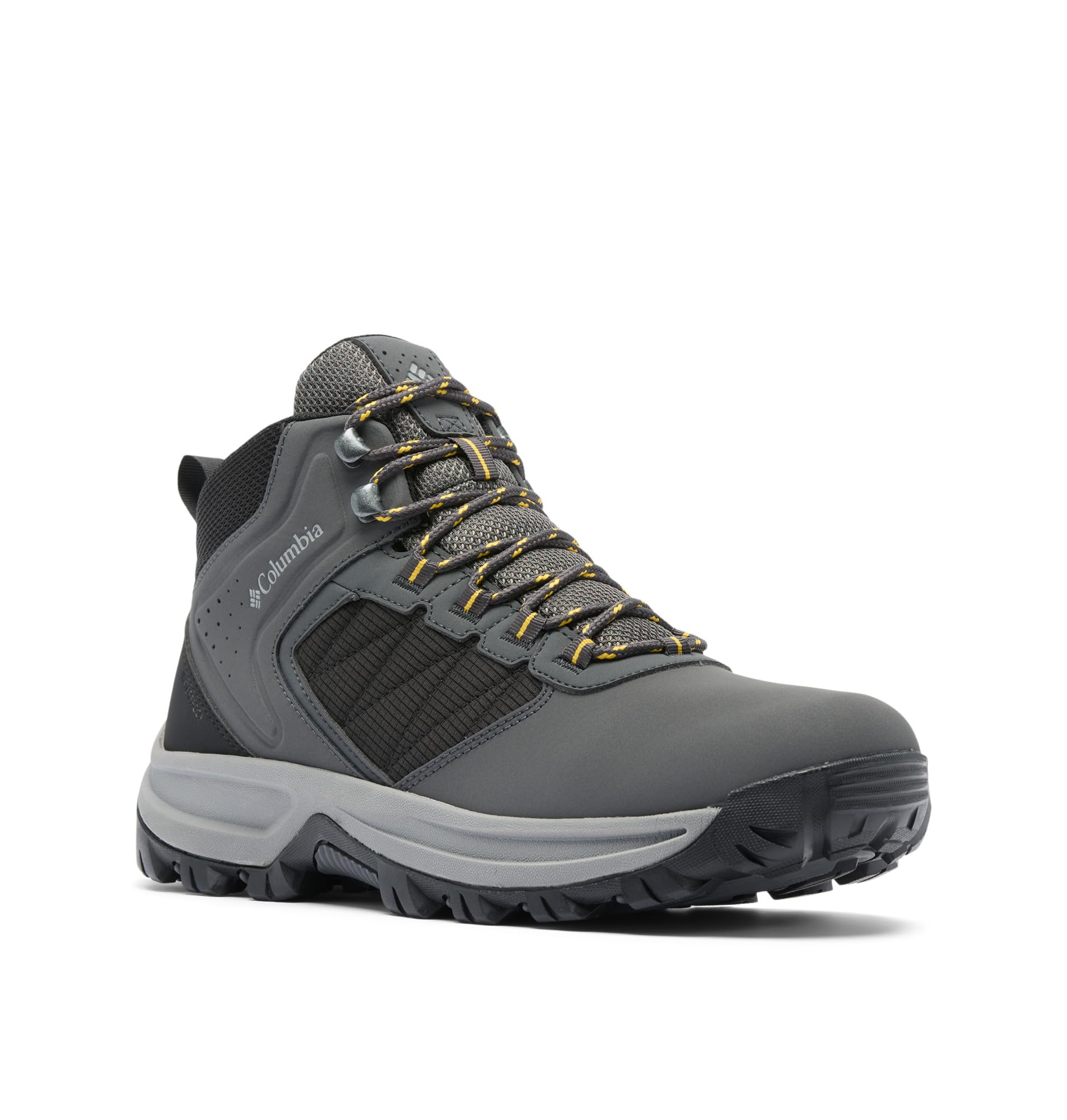 Columbia Men's Transverse Waterproof Hiking Boot, Dark Grey/Stinger, 11 Image
