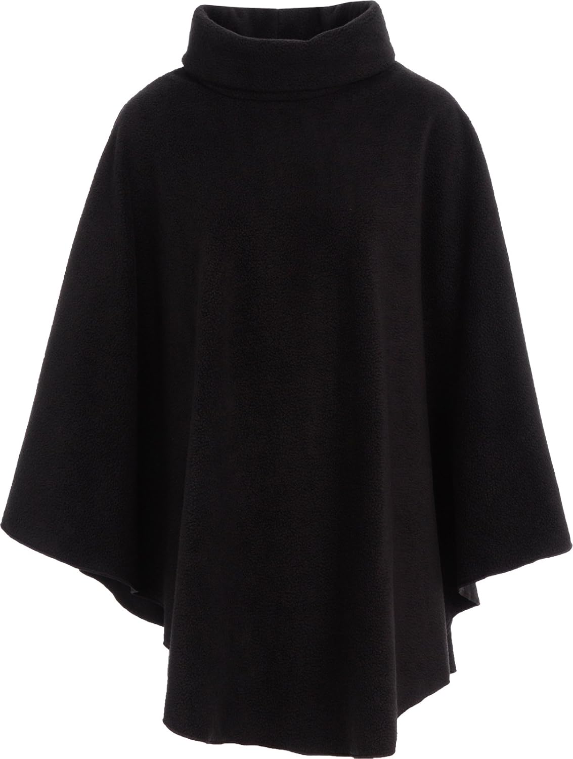 KK Fashion Lines Ladies Womens Fleece Poncho Capes Polo Neck Anti Pill Fleece Cosy Winter Warm