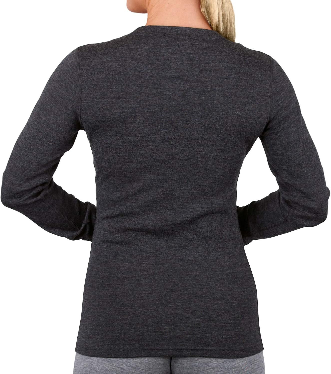 MERIWOOL Womens Base Layer 100% Merino Wool Midweight Long Sleeve Thermal Shirt at  Women’s Clothing store