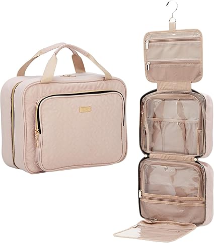 Travel toiletry bag for women