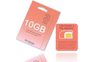 SIMTrip Prepaid SIM Card for Europe Travel 30 Days - EU 10GB / UK 10GB, Plug-and-Play,No Need Activation,Compatible with UK Three Network in 72 Countries + Unlimited Local Calls and SMS