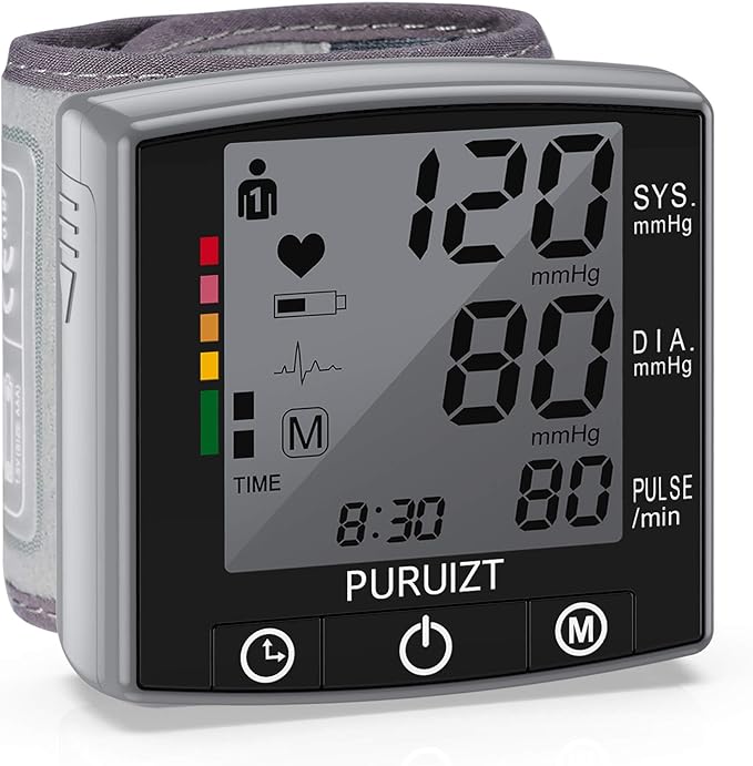 Wrist Blood Pressure Monitor, Puruizt Accurate Automatic