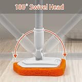 JEHONN 4-in-1 Shower Scrubber with Long Extendable Handle 4 Attachments view 4