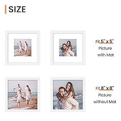 upsimples 8x8 Picture Frame Made of High Definition