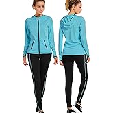 VICKISUI Active Wear Sets for Women -Workout Clothes Gym Wear TracksuitsYoga Jogging Track Outfit Legging Jacket 2 Pieces Set