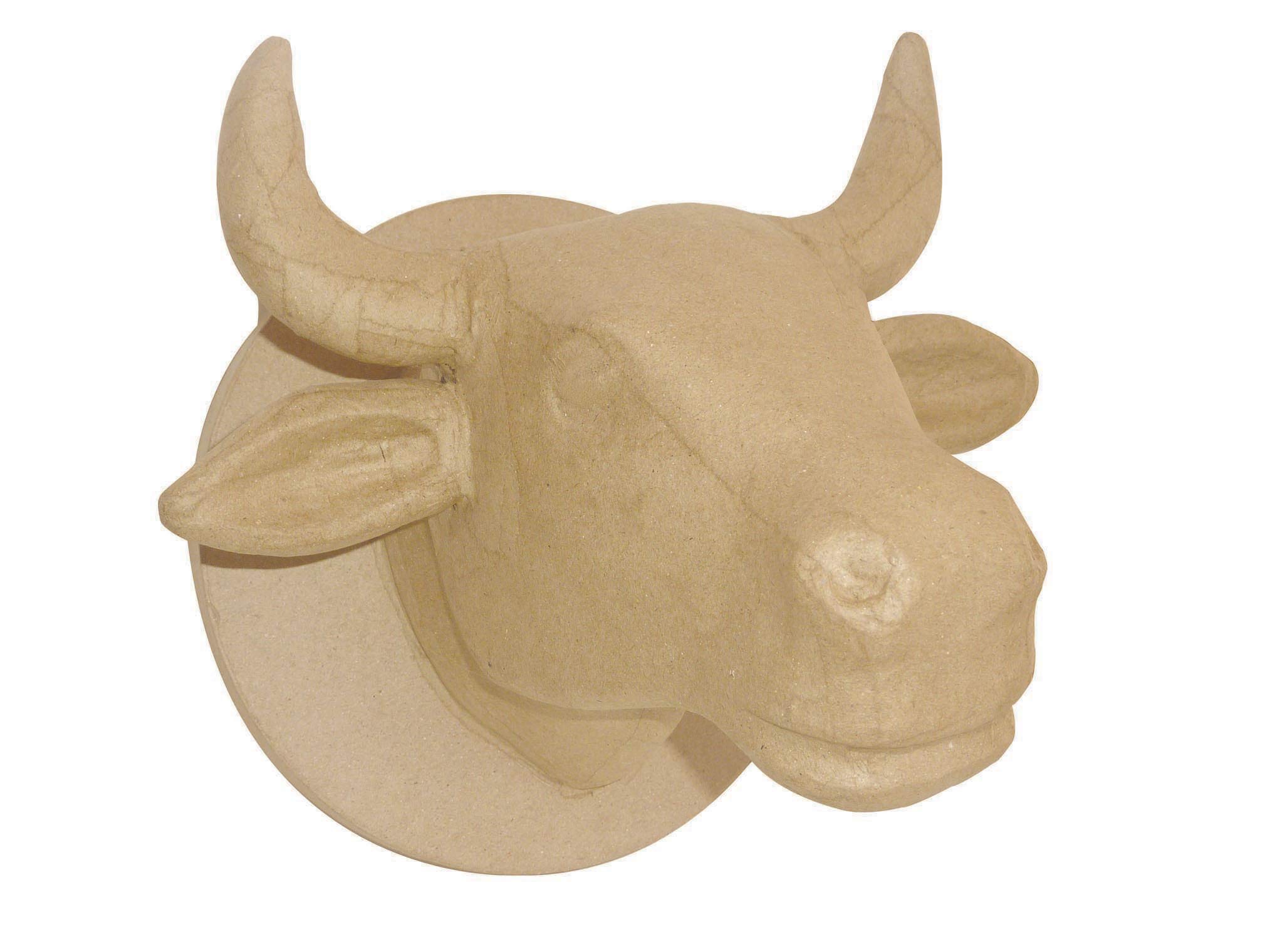 décopatch Cow Trophy Head Mache