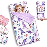 Nap Mat- Toddler Nap Mat with Pillow & Fleece