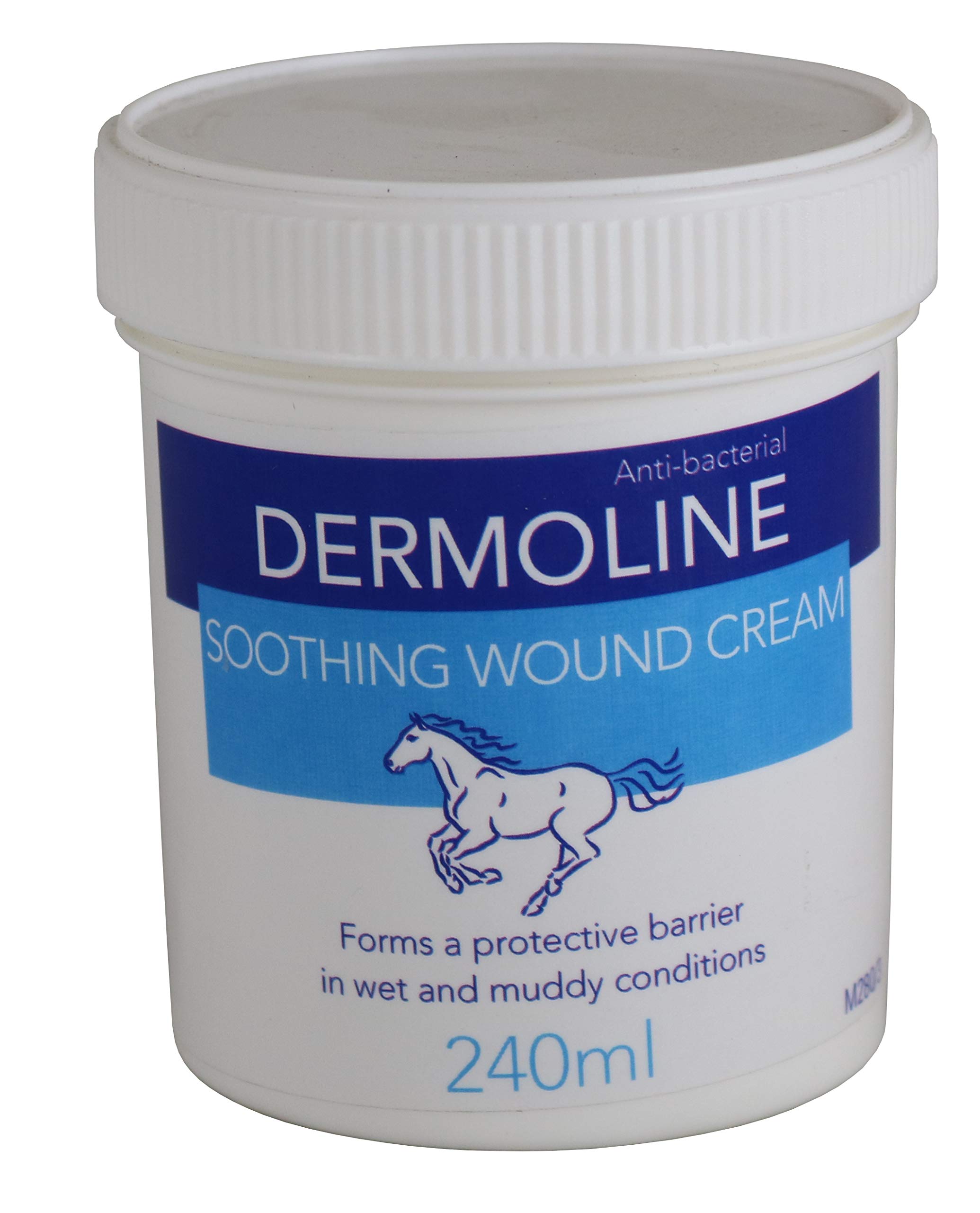 Dermoline Soothing Wound Cream, White, 240ml