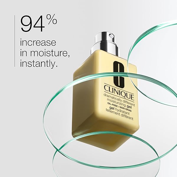 CLINIQUE 3-STEP DRAMATICALLY DIFFERENT GEL FACE MOISTURIZER | OIL FREE | WITH HYALURONIC ACID | FOR COMBINATION OILY TO OILY SKIN TYPES, MINI TRAVEL SIZE, 0.5 FL OZ