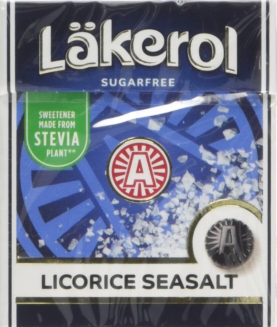 Buy 4 Boxes X 23g. of Läkerol Classic Licorice Seasalt Original Swedish