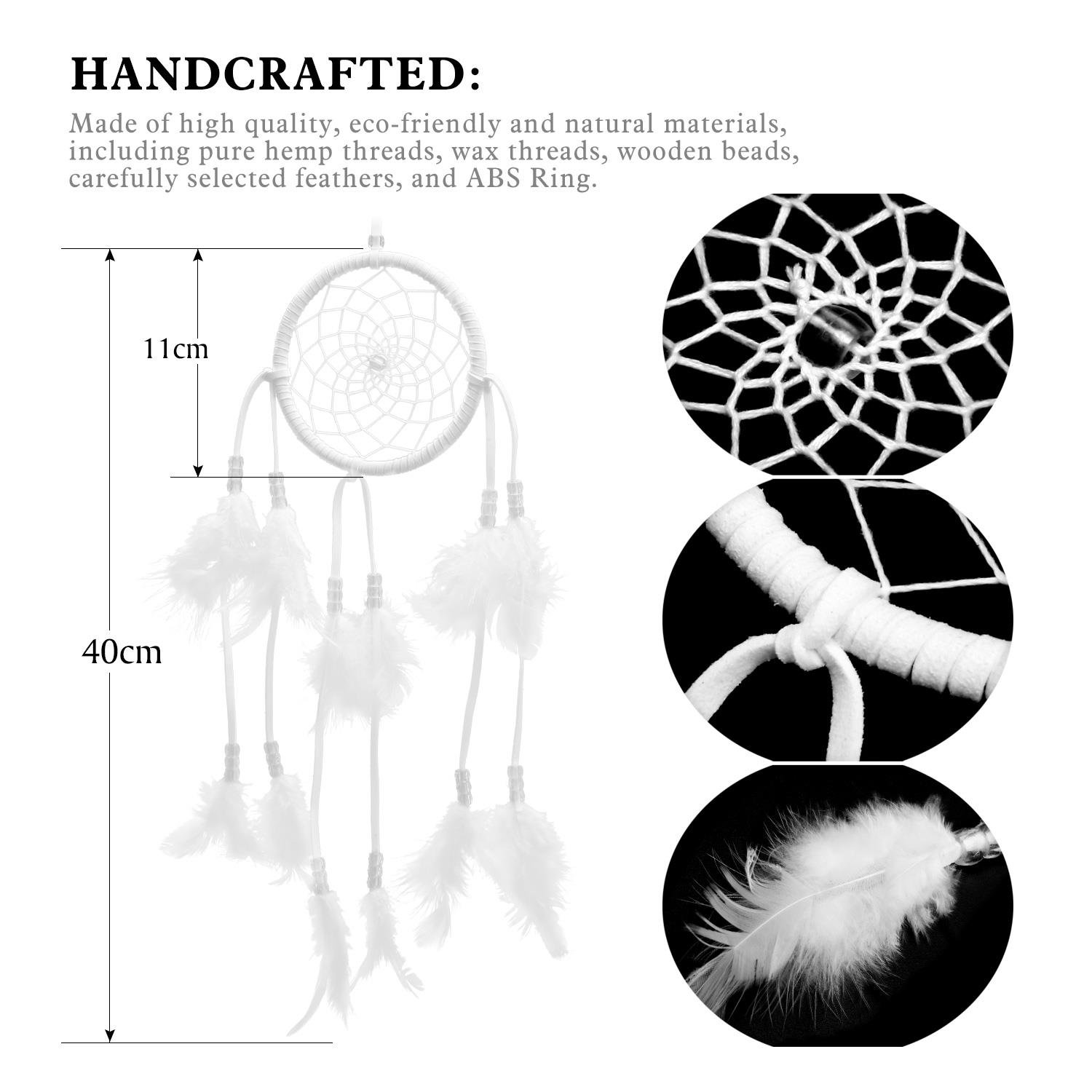 SOLEDI® Dream Catcher Circular Net with Feathers Wall Hanging Decoration Ornament