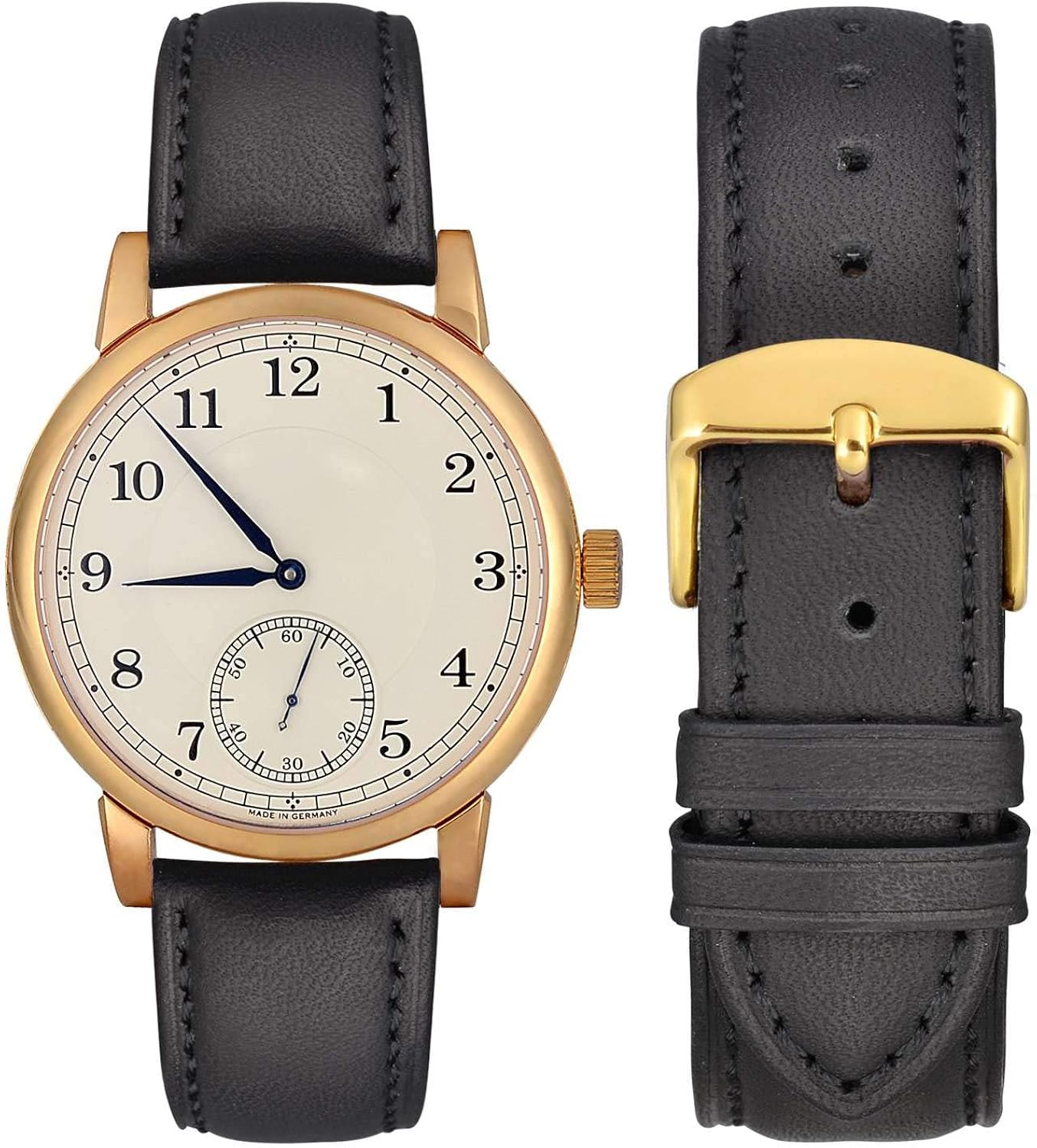 WOCCI Watch Band 14mm 16mm 18mm 19mm 20mm 21mm 22mm 23mm 24mm - Vintage Leather Watch Strap, Choice of Color and Width | 
