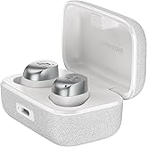 Sennheiser Momentum True Wireless 4 Smart Earbuds, Bluetooth 5.4, Crystal-Clear Sound, Noise Cancelling Earbuds, Comfortable Design, 30-Hour Battery, Adaptive ANC, LE Audio, Auracast – White