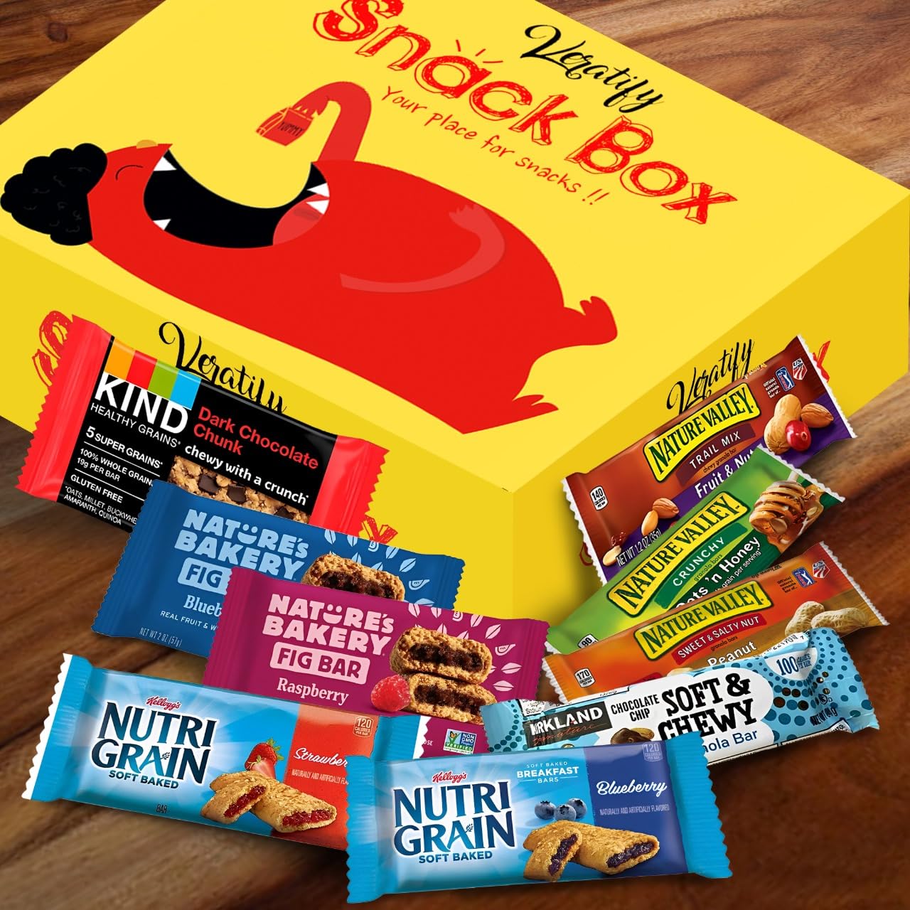 Veratify Healthy Mixed Snack Box & Snacks Gift Variety Pack Great