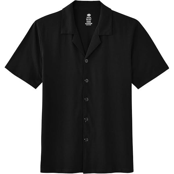Latuza Men's Button Down Pajama Top 2 Pack Cotton Sleep Shirt M