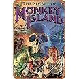 The Secret of Monkey Island Poster Video Game Vintage Metal Sign Tin Sign Wall Art Decoration Gift 8x12Inch