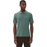 Theory Men's Cable Knit Polo in Fine Bilen