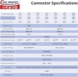 CNLINKO LP-16 3 Pin M16 Waterproof Connector IP68 Quick Plug Aviation Socket view 3