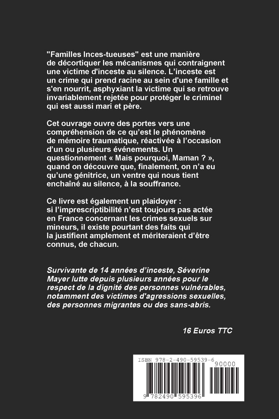 Familles Inces Tueuses French Edition Mayer Severine 9782490595396 Amazon Com Books