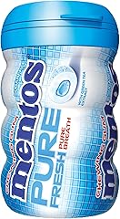 Mentos Pure Fresh Sugar-Free Chewing Gum with Xylitol, Fresh Mint, 50 Count (Pack of 6)