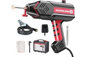 ACEWELDER Handheld Welder 110V, Welding Machine 120A Portable Stick Welder, Hand Held Welder Machine IGBT Inverter Digital Display with Welding Tool Set and Toolbox