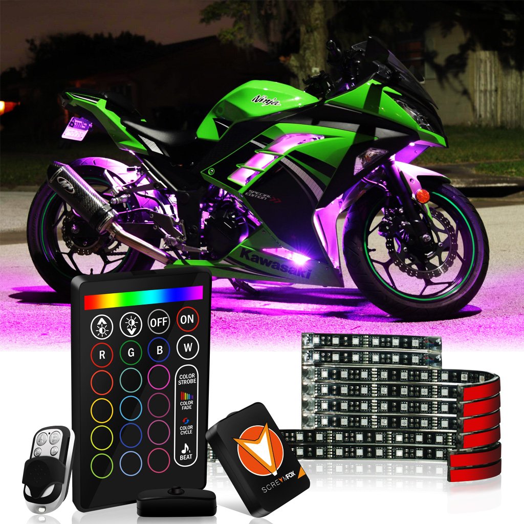 Best Motorcycle Led Lighting Kit Light Strip Switch