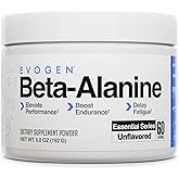 Evogen Beta-Alanine - Performance Enhancer | Boost Endurance, Delay Fatigue | Unflavored | 60 Servings