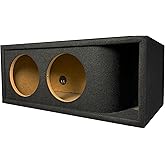 Atrend Dual 10 Inch Subwoofer Box, Kerf Ported Enclosure, Pro Series | Dual 10 Ported Sub Box, Vented Bass Enclosure, Low-Tuned Car Audio SPL Box, Empty Subwoofer Enclosure, Made in USA